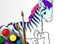 Spiel Lustiges Tiermalbuch  Online