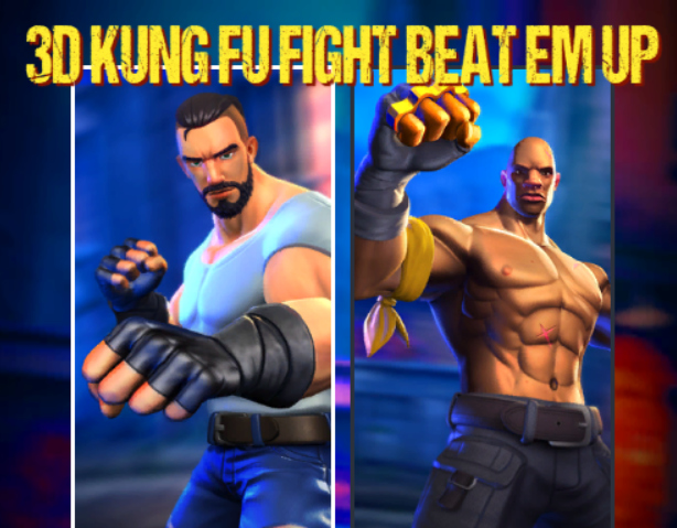 Spiel 3d Kung Fu Kampf schlug sie oben  Online