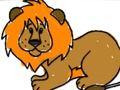 Spiel Zurück zu Schule: Löwe-Malbuch  Online
