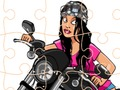 Spiel Crazy Bikers Puzzle  Online