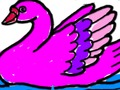 Spiel Zurück zur Schule: Schwan-Malbuch  Online