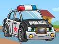 Spiel Polizeiwagen Puzzle  Online