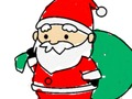 Spiel Zurück in die Schule: Santa Claus Coloring  Online