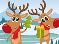 Spiel Weihnachten Hirsch Puzzle  Online