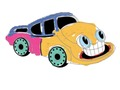 Spiel Lustige Autos: Malbuch für Kinder  Online