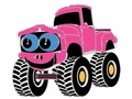 Spiel Happy Trucks Färbung  Online