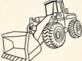 Spiel Baumaschinen Färbung  Online