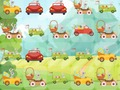 Spiel Hasen fahren Autos Match 3  Online