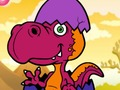 Spiel Lustige Dinosaurier-Färbung der Eiszeit  Online