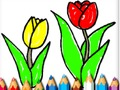 Spiel Zurück in die Schule: Frühlingsmalbuch  Online