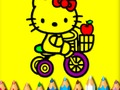 Spiel Zurück in die Schule: Sweet Kitty Coloring  Online
