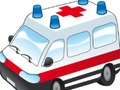 Spiel Cartoon Krankenwagen Puzzle  Online