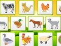 Spiel Nutztiere Kinder lernen Gedächtnis  Online