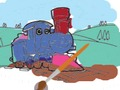 Spiel Züge für Kinder: Malbuch  Online