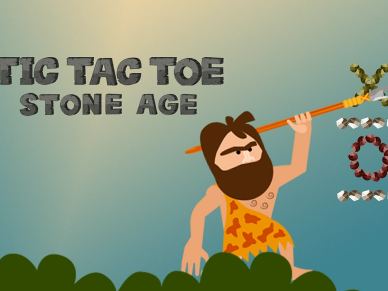 Spiel Tic Tac Toe Steinzeit  Online