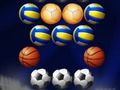 Spiel Bubble Shooter Goldener Fußball  Online