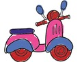 Spiel City Scooter Ride Färbung  Online