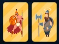 Spiel Spartan und Wikinger Krieger Gedächtnis  Online