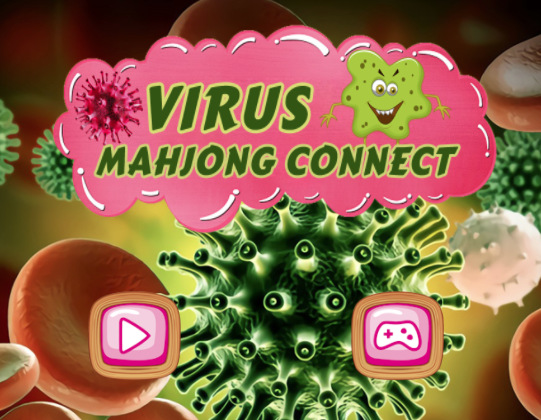Spiel Virus Mahjong-Verbindung  Online
