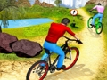Spiel Bergauf Offroad-Fahrradfahrer  Online