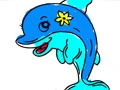 Spiel Delphin Malbuch  Online