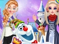 Spiel Prinzessinnen und Olafs Winterstil  Online