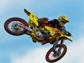 Spiel Verrückte Motocross springt Puzzle  Online