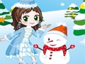 Spiel Eine Prinzessin und ein Schneemann  Online