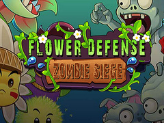 Spiel Blumenverteidigung Zombie Belagerung  Online