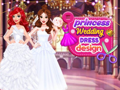 Spiel Prinzessin Hochzeitskleid Design  Online