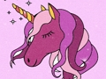 Spiel Einhorn Malbuch Glitter  Online