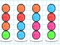 Spiel Papiernotiz mit Kugelsortierung  Online