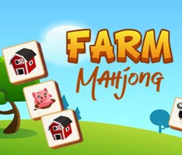 Spiel Bauernhof Mahjong  Online
