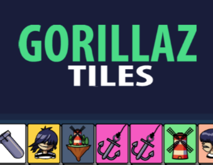Spiel Gorillaz-Fliesen des Unerwarteten  Online