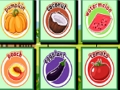 Spiel Fruchtiges Veggie Memory  Online