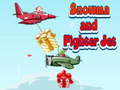Spiel Schneemann und Kampfjet  Online