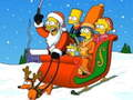 Spiel Simpsons Weihnachtspuzzle  Online