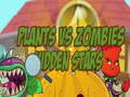 Spiel Pflanzen gegen Zombies versteckte Sterne  Online