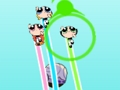 Spiel Die Powerpuff Girls, die Bots zerschmettern  Online