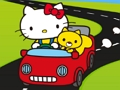 Spiel Hello Kitty Auto Puzzle  Online