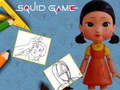 Spiel Tintenfisch Spiel Malbuch  Online