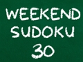 Spiel Wochenend-Sudoku 30  Online
