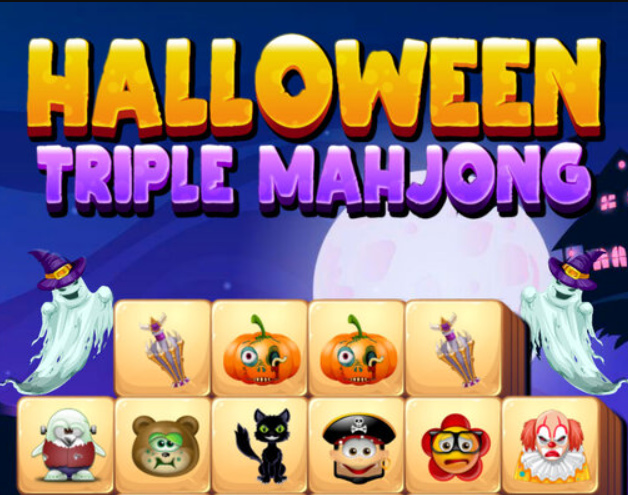 Spiel Halloween Triple Mahjong Online