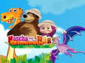 Spiel Masha und der Bären-Dinosaurier  Online