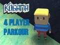 Spiel Kogama 4 Spieler Parkour  Online