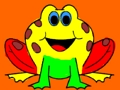 Spiel Zurück zur Schule: Frosch-Malbuch  Online