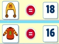 Spiel Mathe zum Aufwärmen im Winter  Online