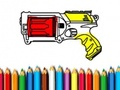 Spiel Zurück in die Schule: Nerf-Malbuch  Online