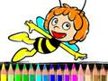 Spiel Back To School Malbuch Maja die Biene  Online