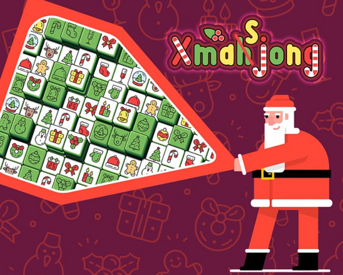 Spiel Weihnachts-Mahjong  Online